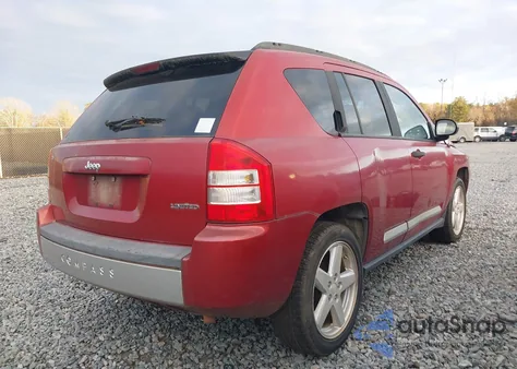2007 Jeep Compass Limited z USA, uszkodzony, nr VIN 1J8FT57W97D145722